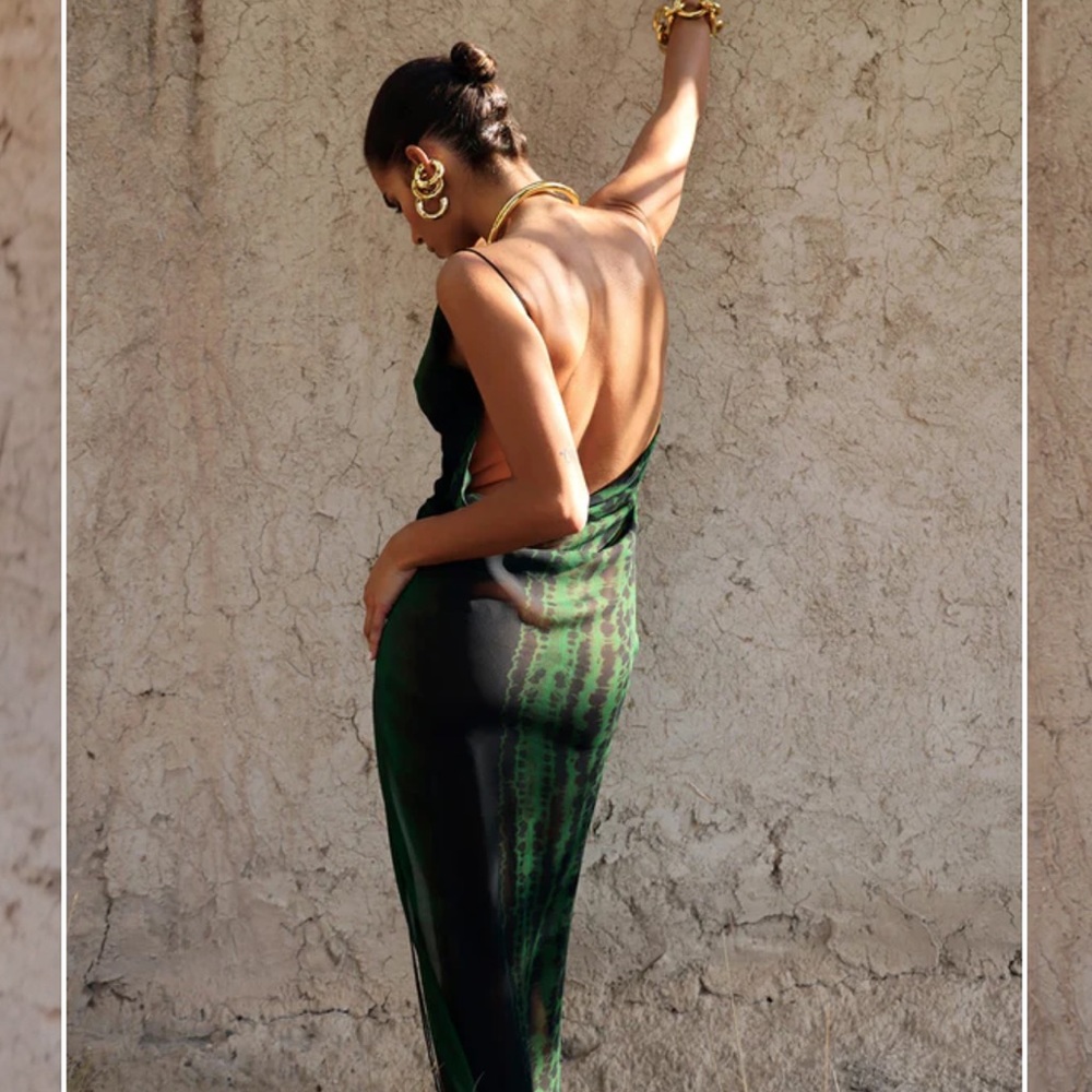 RAT AND BOA LAVINA DRESS IN GREEN
